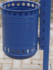 Abfallbehälter aus Stahl AB 30