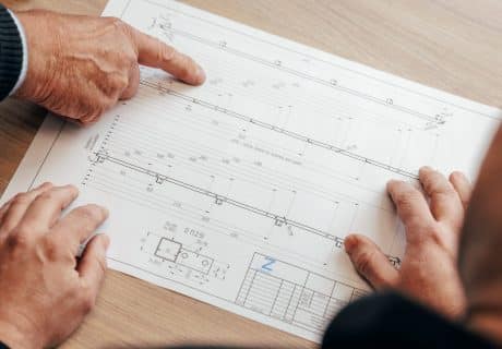 Technische Zeichnung von Zimmermann Stadtmöblierung