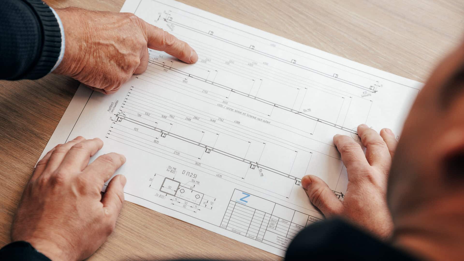 Technische Zeichnung von Zimmermann Stadtmöblierung